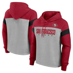 Women's Bold Play Call Pullover Hoodie - San Francisco 49ers