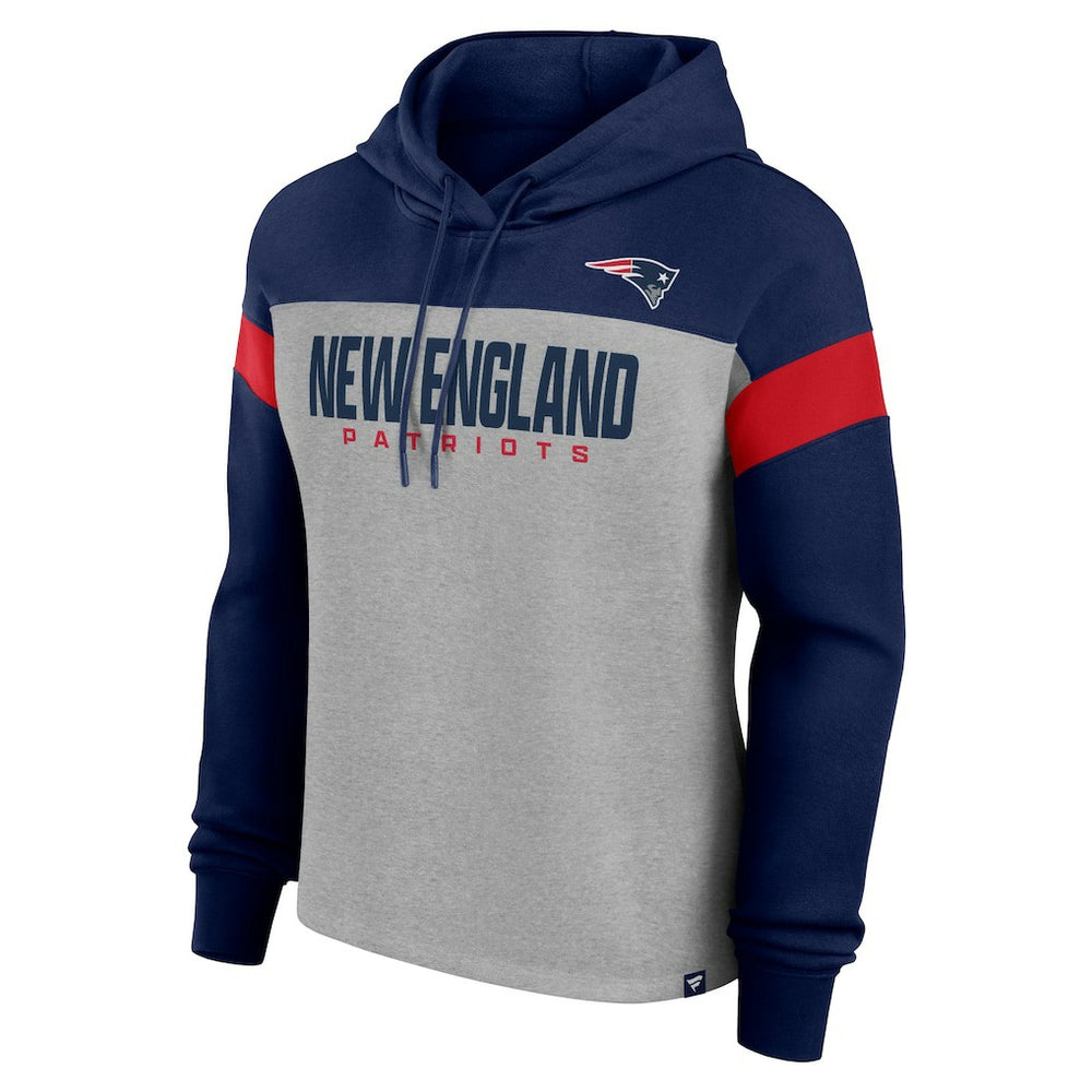 Women's Bold Play Call Pullover Hoodie - New England Patriots