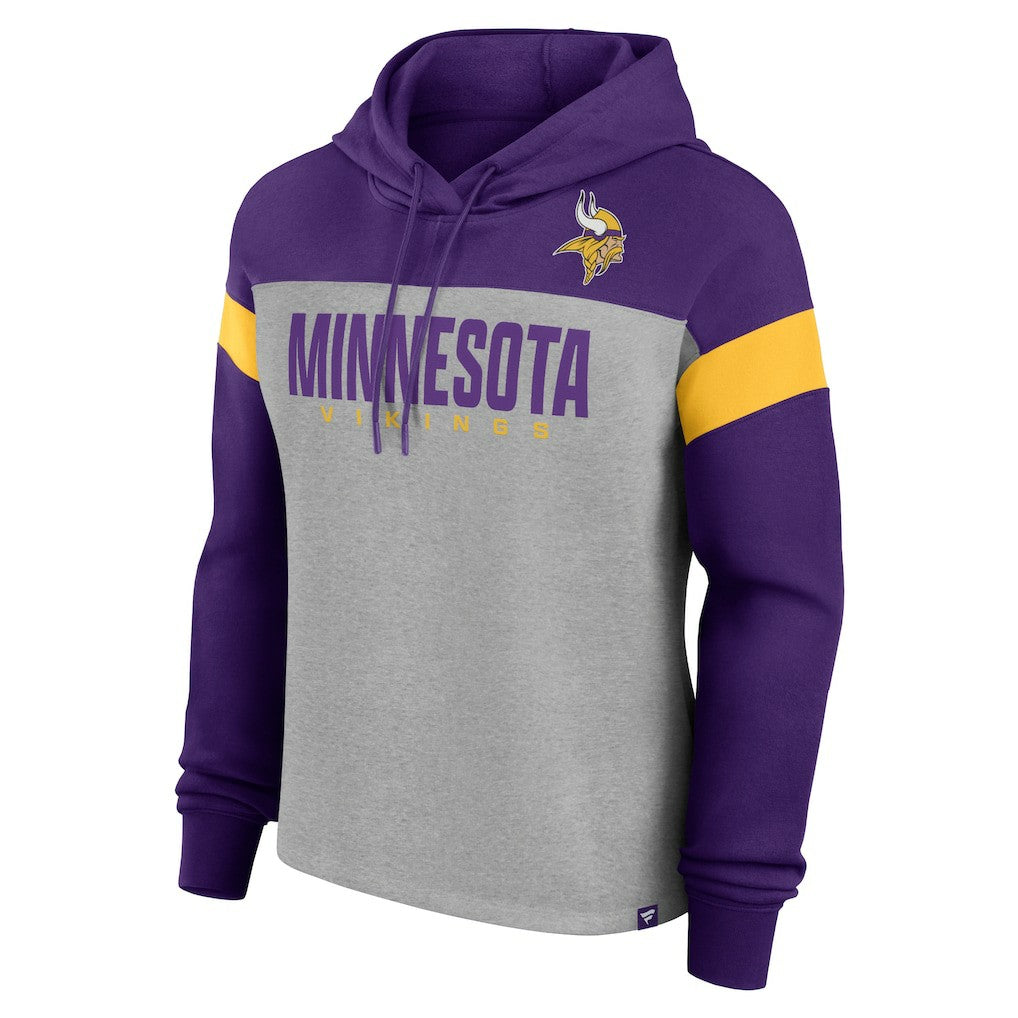 Women's Bold Play Call Pullover Hoodie - Minnesota Vikings