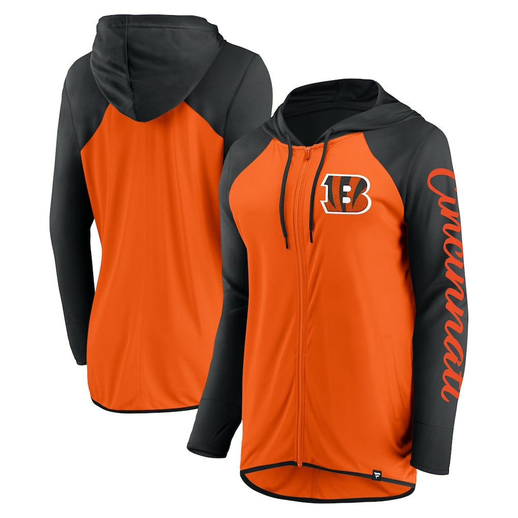 Women's Script Full-Zip Hoodie - Cincinnati Bengals