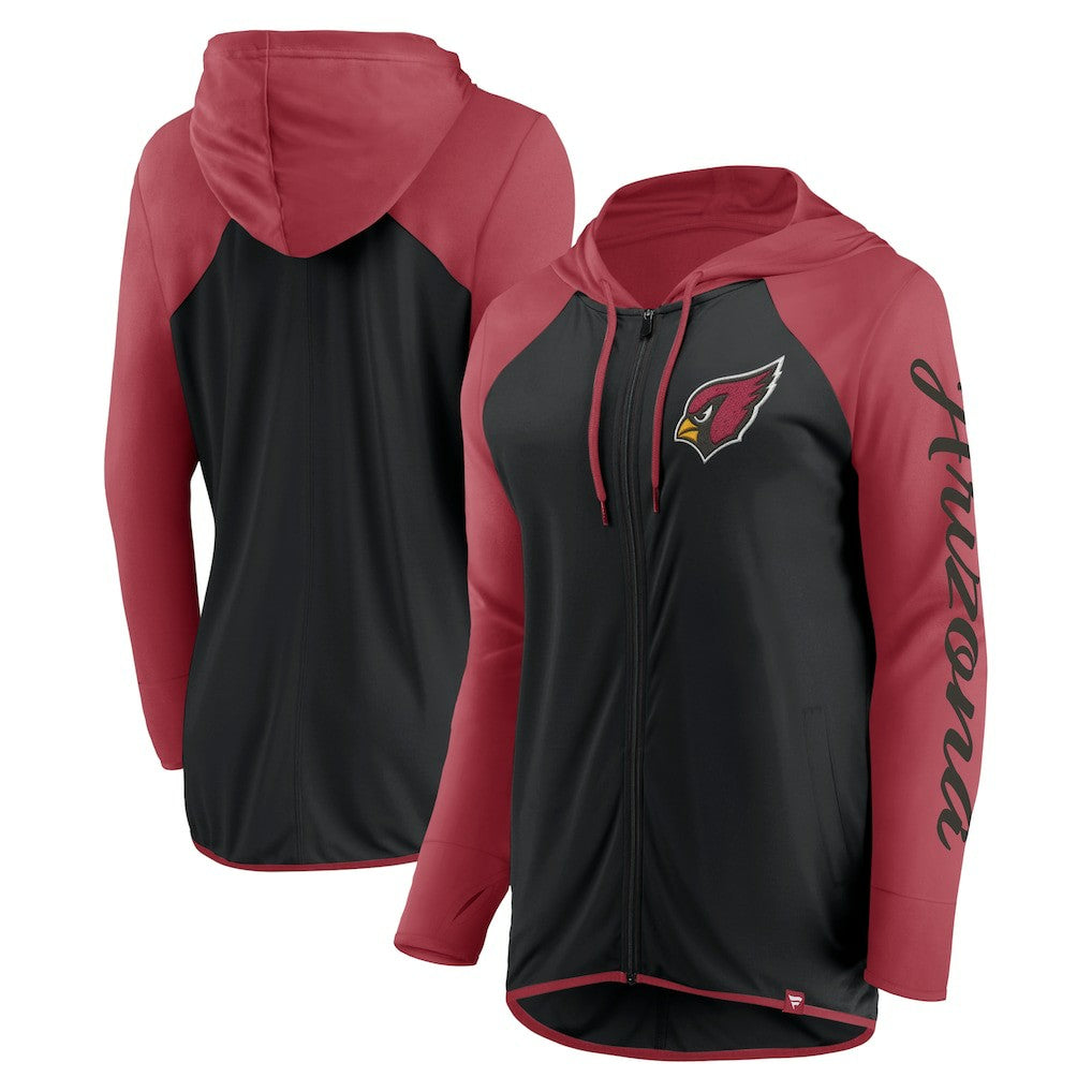 Women's Script Full-Zip Hoodie - Arizona Cardinals