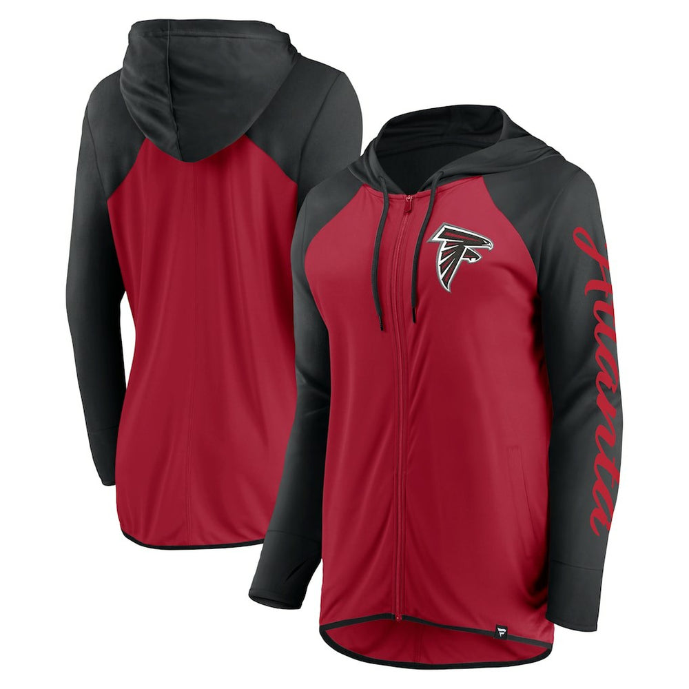 Women's Script Full-Zip Hoodie - Atlanta Falcons