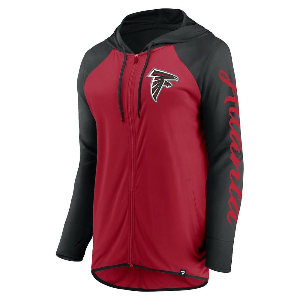 Women's Script Full-Zip Hoodie - Atlanta Falcons