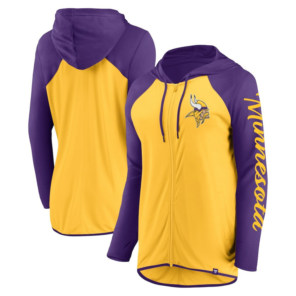 Women's Script Full-Zip Hoodie - Minnesota Vikings