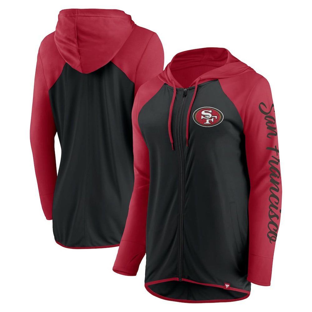 Women's Script Full-Zip Hoodie - San Francisco 49ers