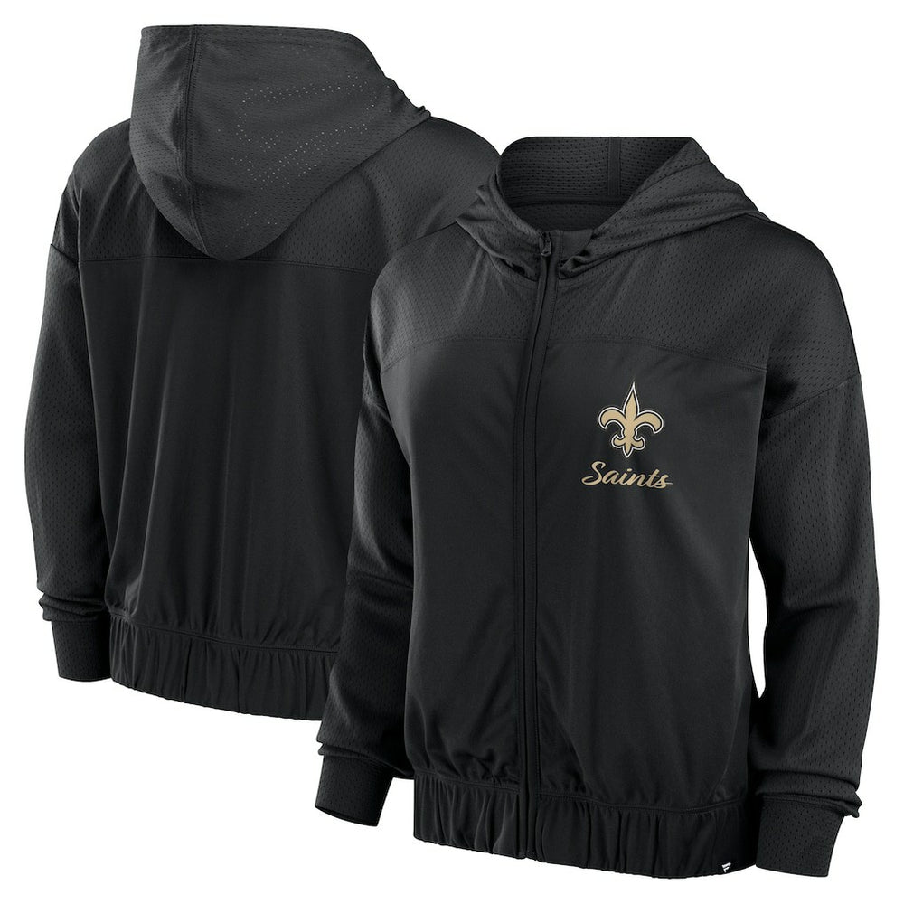 Women's Script Lock Full-Zip Hoodie - New Orleans Saints