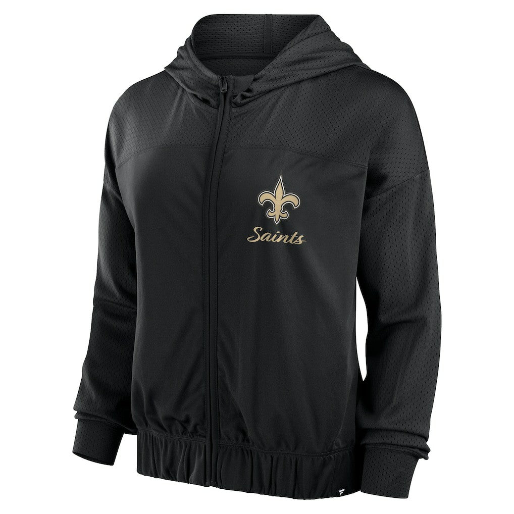 Women's Script Lock Full-Zip Hoodie - New Orleans Saints