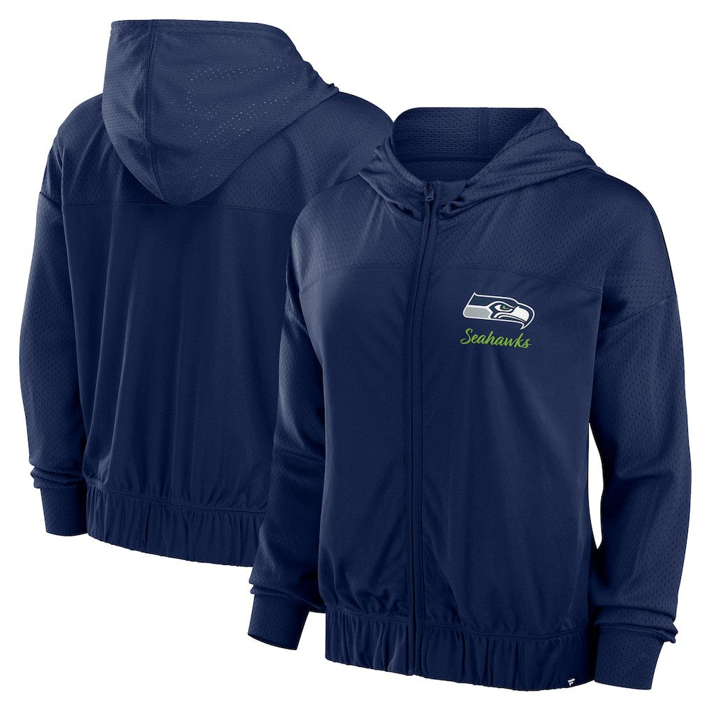 Women's Script Lock Full-Zip Hoodie - Seattle Seahawks