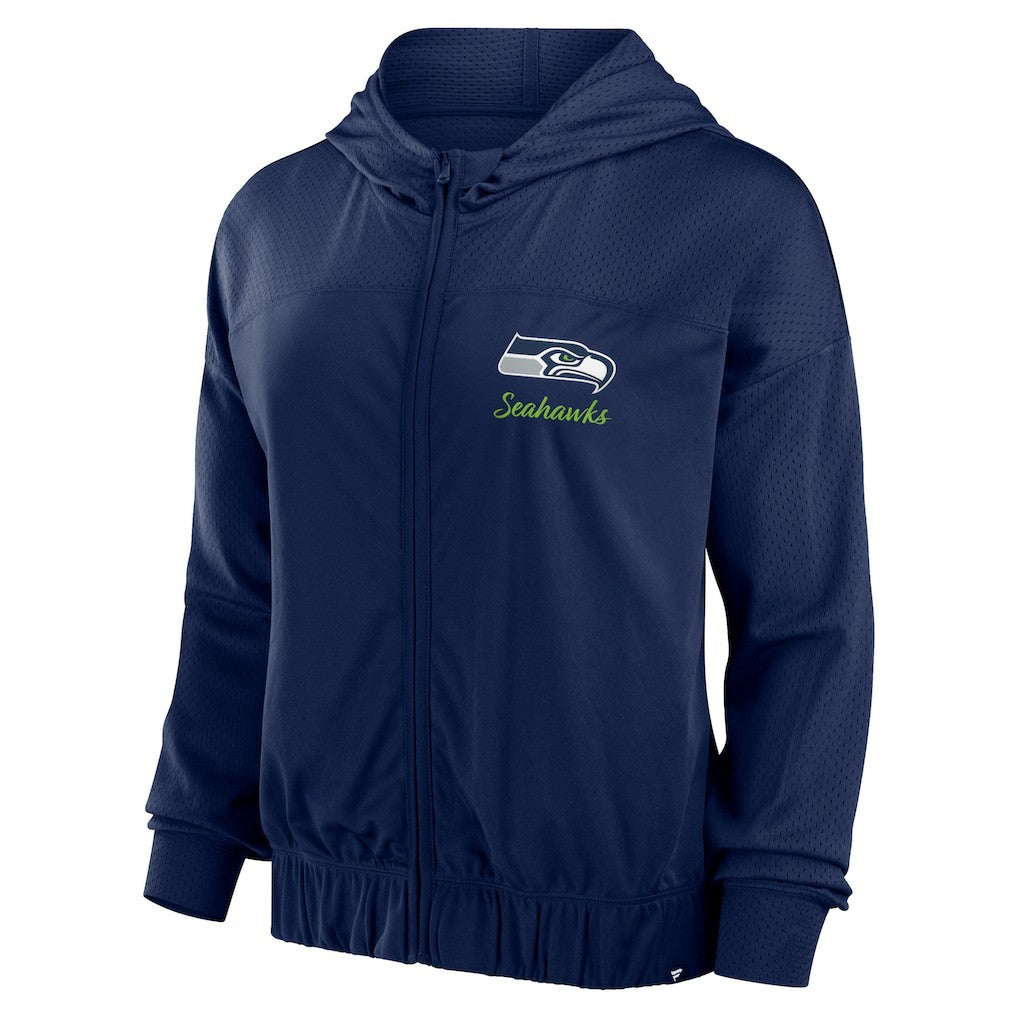Women's Script Lock Full-Zip Hoodie - Seattle Seahawks