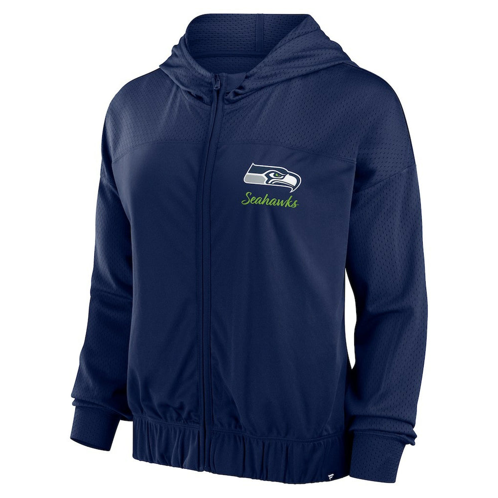Women's Script Lock Full-Zip Hoodie - Seattle Seahawks