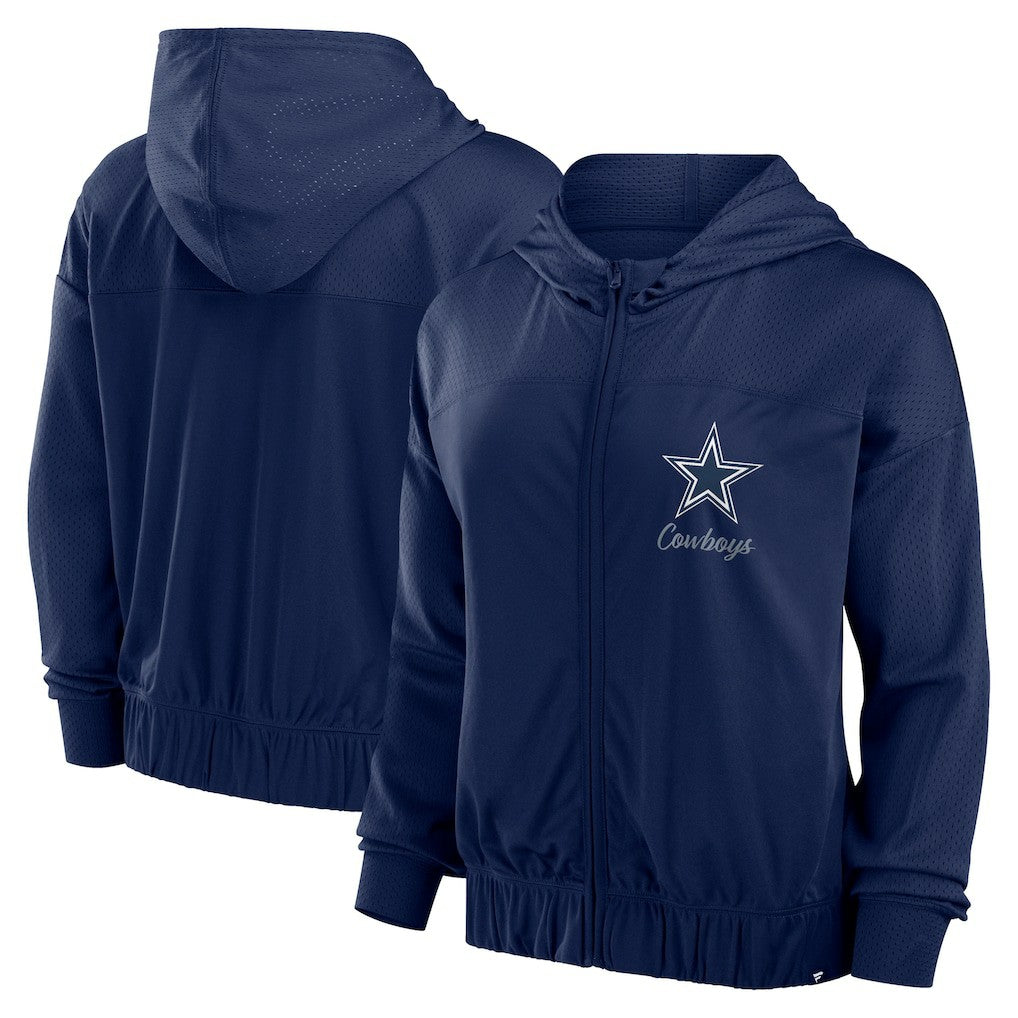 Women's Script Lock Full-Zip Hoodie - Dallas Cowboys