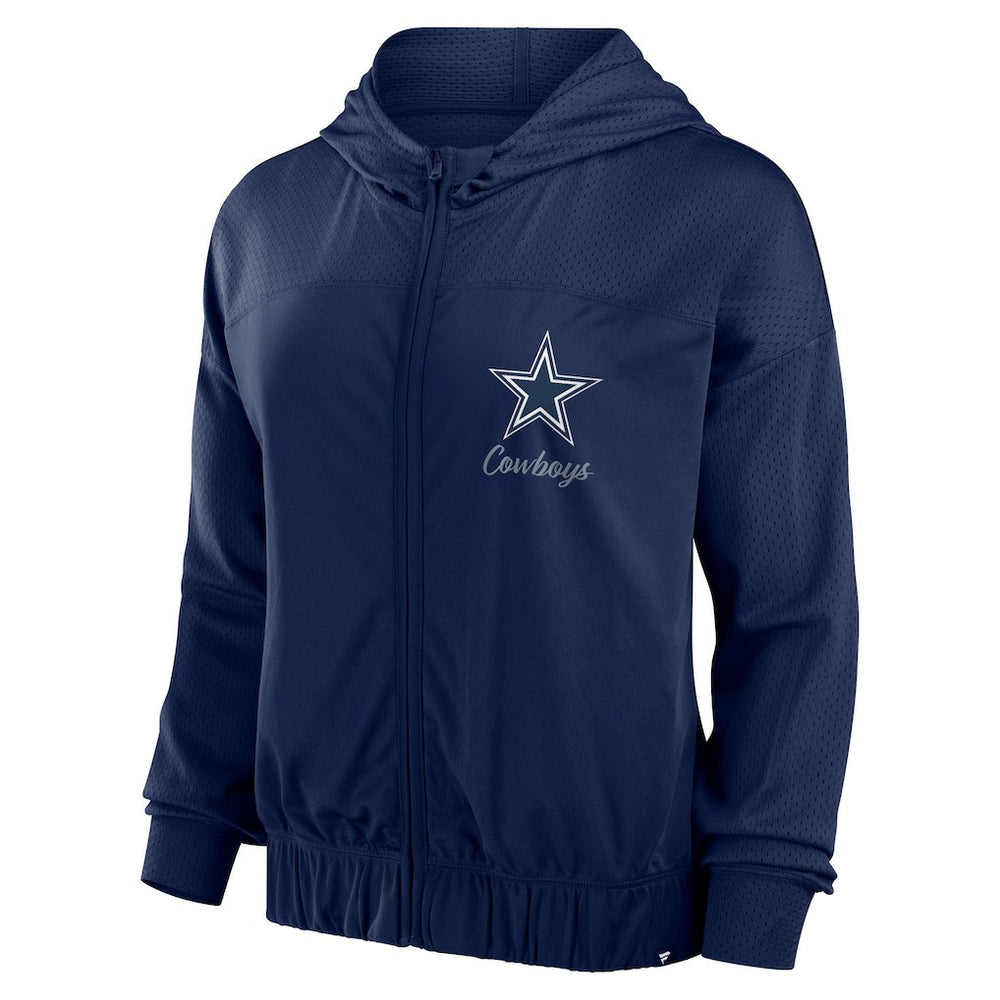 Women's Script Lock Full-Zip Hoodie - Dallas Cowboys