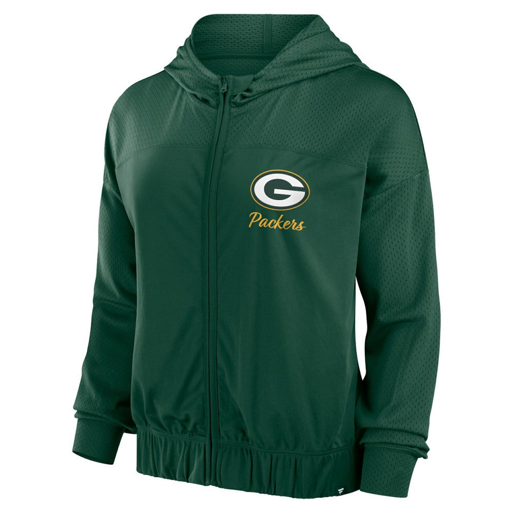 Women's Script Lock Full-Zip Hoodie - Green Bay Packers