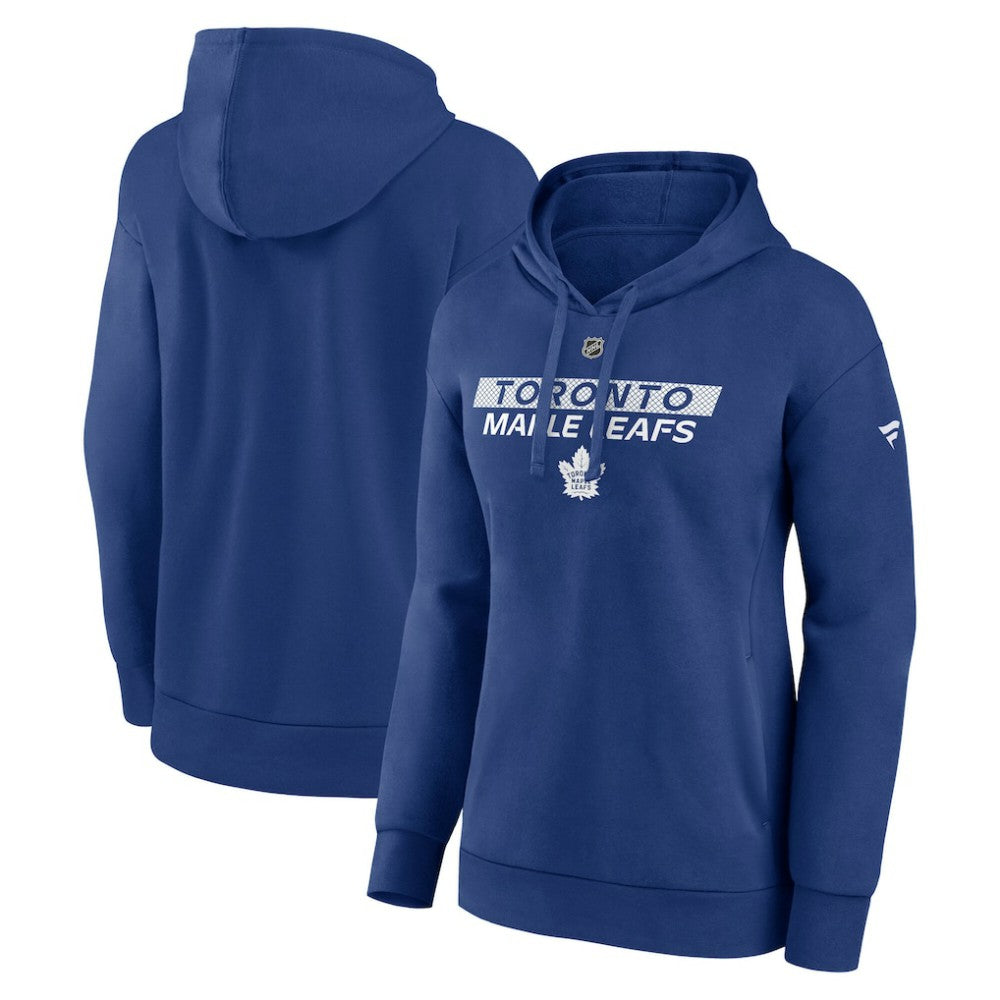 NHL Blue Toronto Maple Leafs Fanatics Women's Authentic Pro Core Primary Fleece Pullover Hoodie