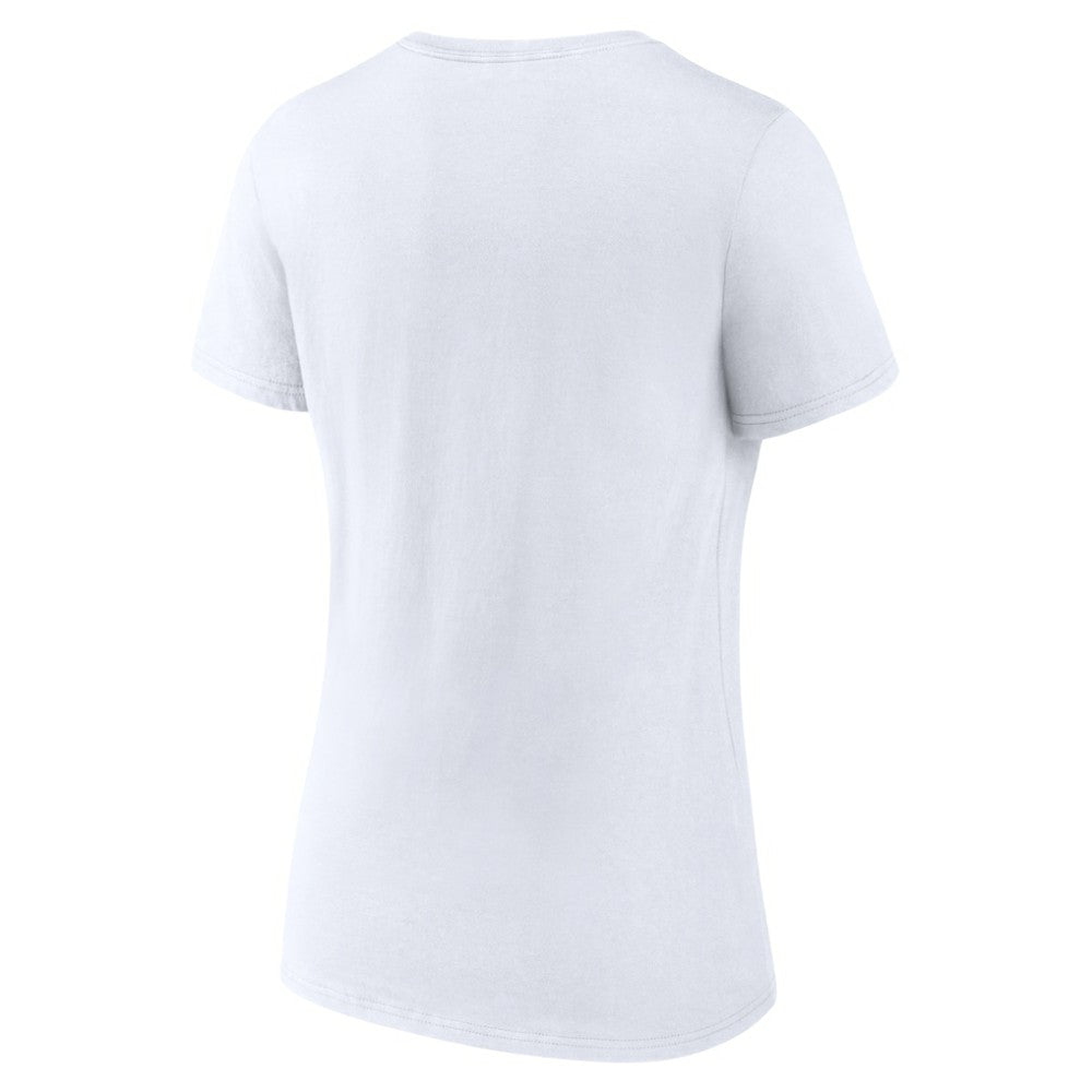 NHL White Seattle Kraken Fanatics Women's Authentic Pro Core Primary V-Neck T-Shirt