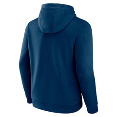 NHL Deep Sea Blue Seattle Kraken Fanatics Authentic Pro Core Secondary Fleece Pullover Hoodie