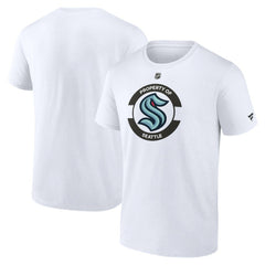 NHL White Seattle Kraken Fanatics Authentic Pro Core Secondary T-Shirt