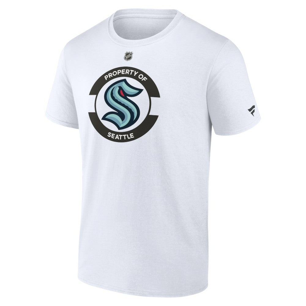 NHL White Seattle Kraken Fanatics Authentic Pro Core Secondary T-Shirt