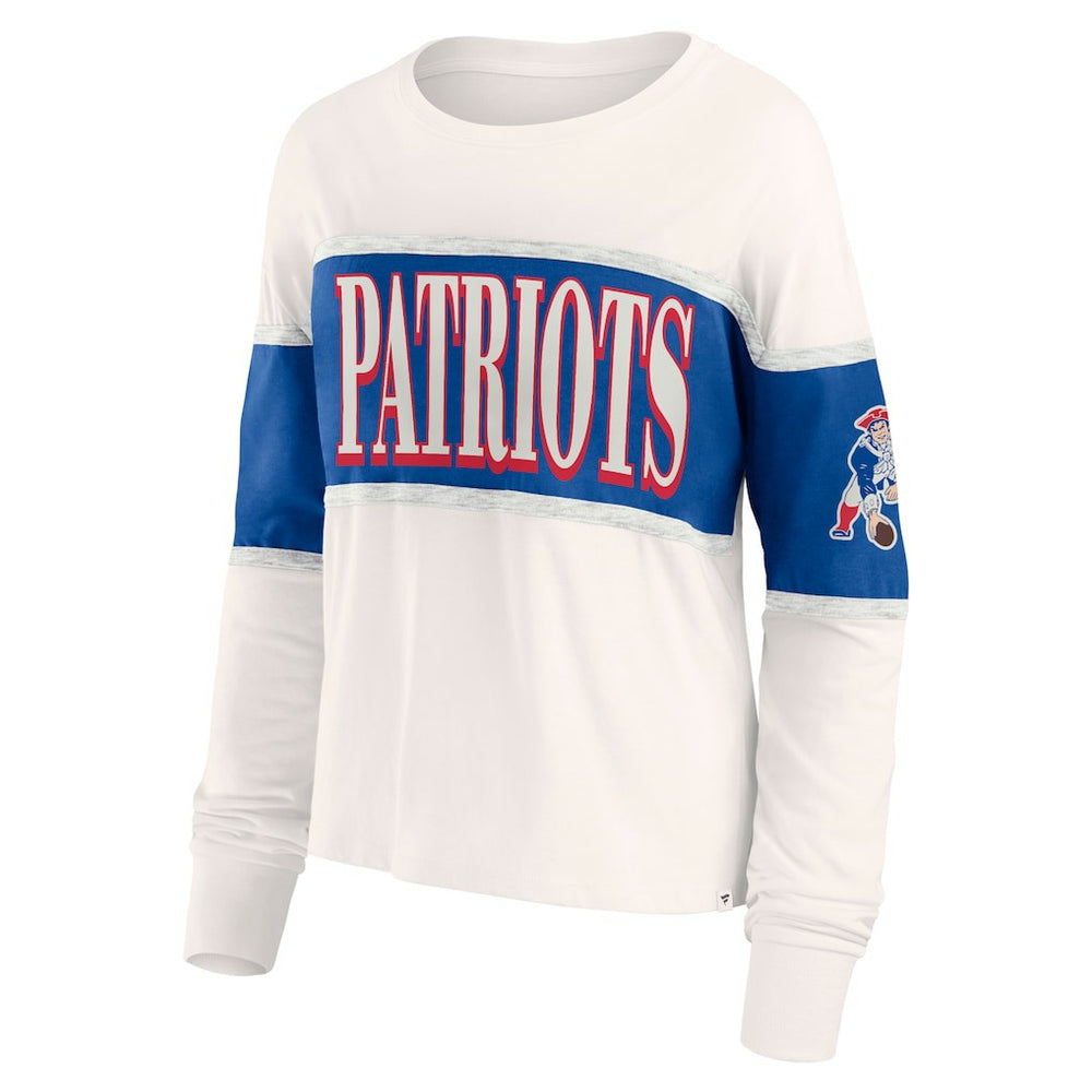 Women's Antique Block Long Sleeve T-Shirt - New England Patriots
