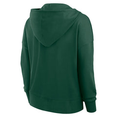 Women's Blitz Left Lace-Up Pullover Hoodie - Green Bay Packers