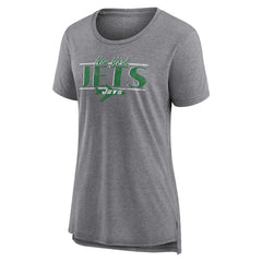 Women's Up the Middle Tri-Blend T-Shirt - New York Jets