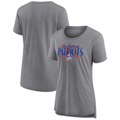 Women's Up the Middle Tri-Blend T-Shirt - New England Patriots