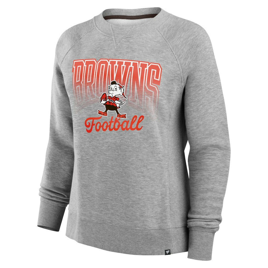 Women's Hit Hard Fleece Pullover Sweatshirt - Cleveland Browns