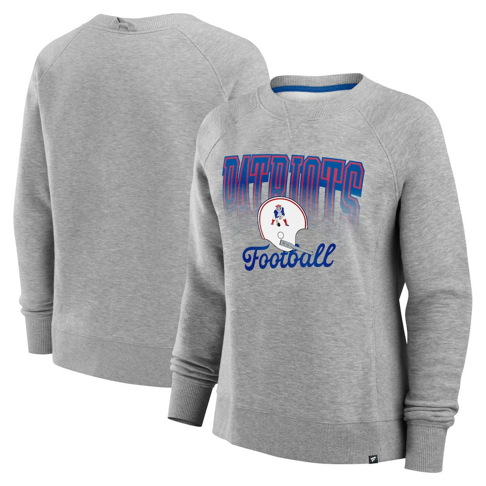 Women's Hit Hard Fleece Pullover Sweatshirt - New England Patriots