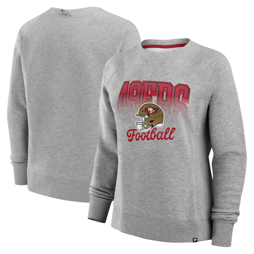 Women's Hit Hard Fleece Pullover Sweatshirt - San Francisco 49ers