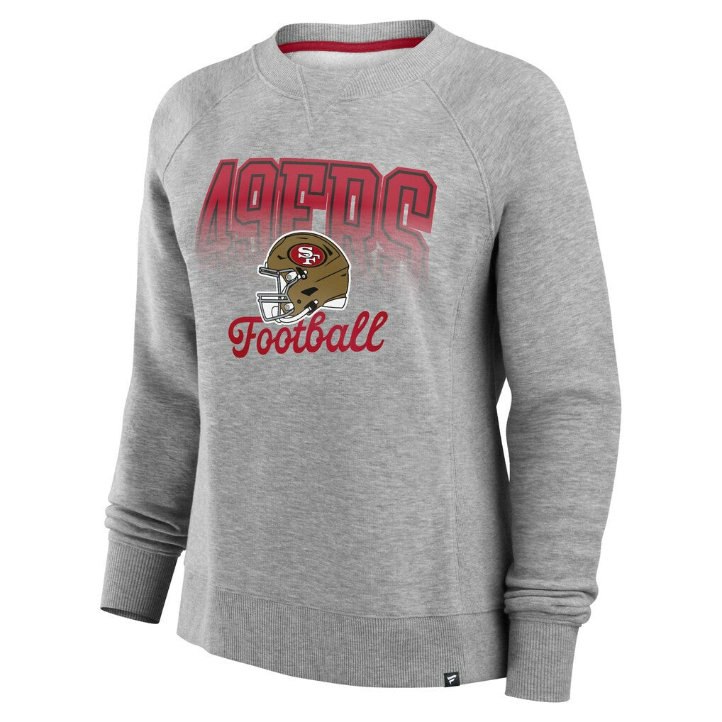 Women's Hit Hard Fleece Pullover Sweatshirt - San Francisco 49ers