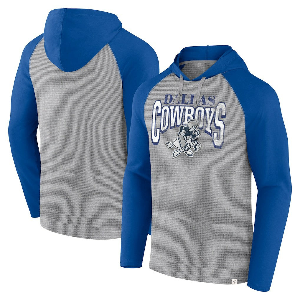 Under Center Long Sleeve Hoodie T-Shirt - Dallas Cowboys