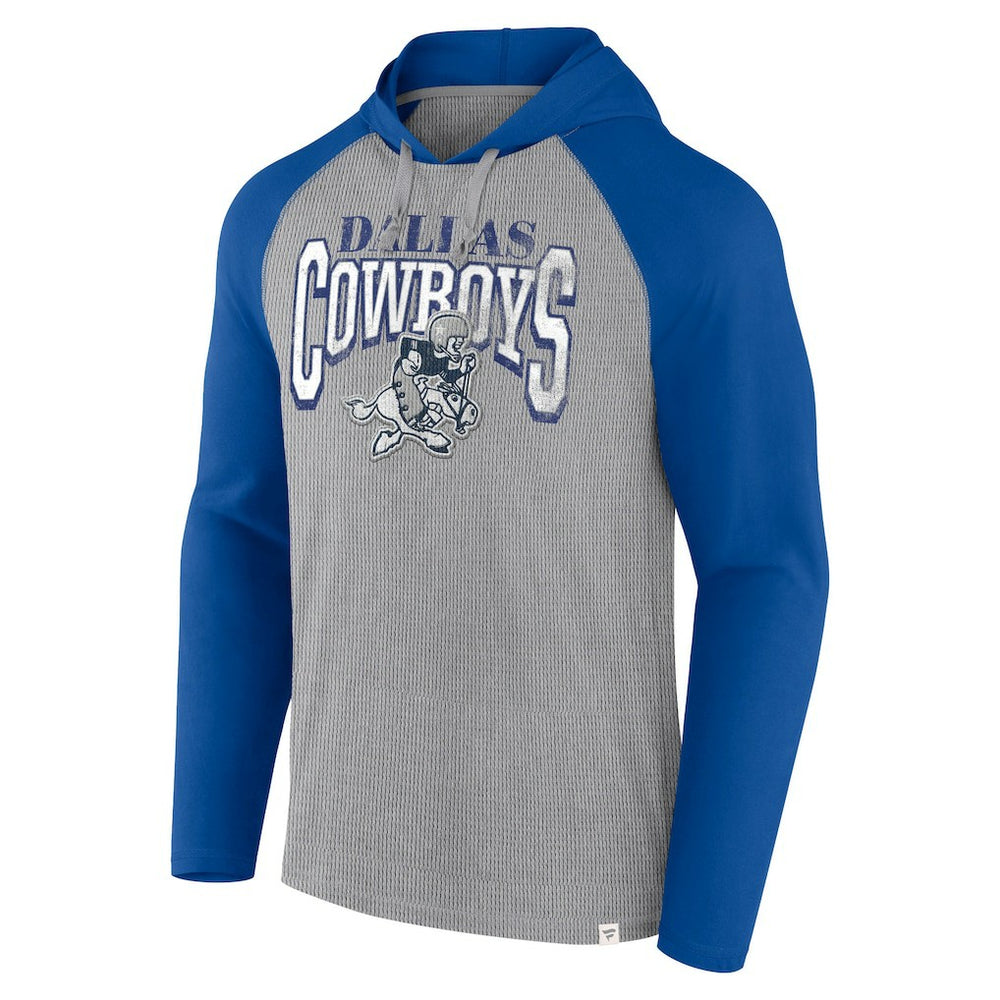 Under Center Long Sleeve Hoodie T-Shirt - Dallas Cowboys
