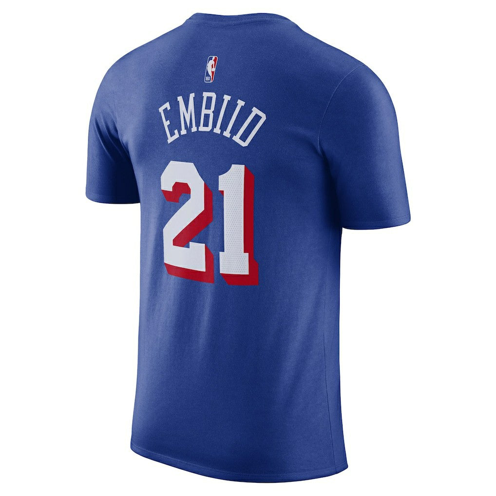 NBA Joel Embiid Philadelphia 76ers Name & Number T-Shirt