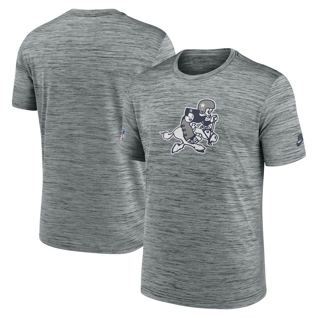 Sideline Velocity Throwback Logo Dri-FIT T-Shirt - Dallas Cowboys