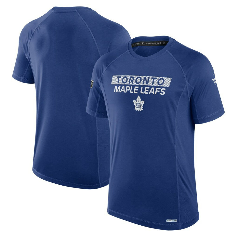 NHL Blue Toronto Maple Leafs Fanatics Authentic Pro Rink Tech T-Shirt