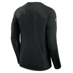 NHL Black Boston Bruins Fanatics Authentic Pro Rink Tech Long Sleeve T-Shirt