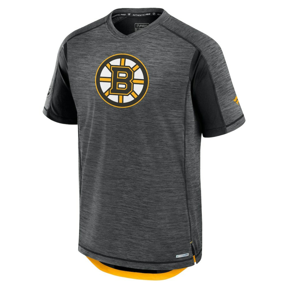 NHL Black Boston Bruins Fanatics Authentic Pro Rink Tech T-Shirt