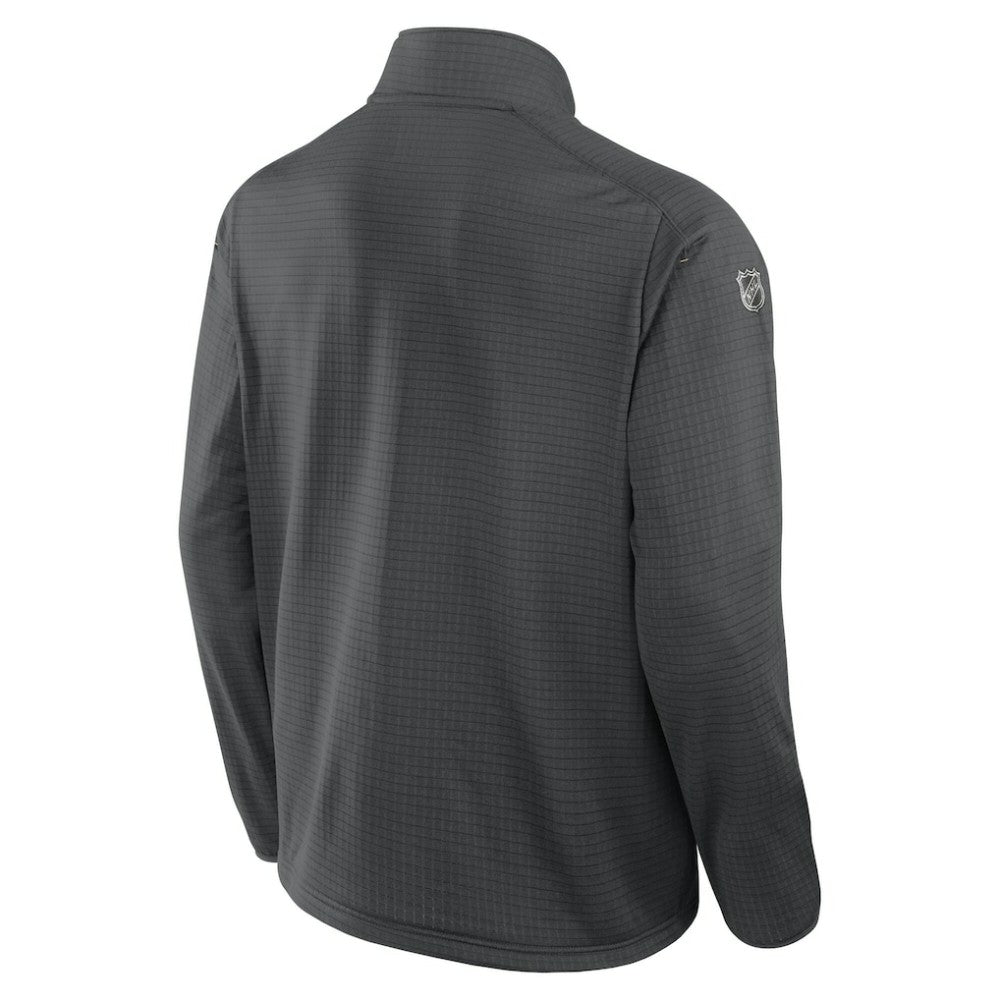 NHL Gray Vegas Golden Knights Fanatics Authentic Pro Rink Quarter-Zip Jacket