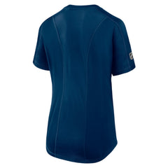 NHL Deep Sea Blue Seattle Kraken Fanatics Women's Authentic Pro Rink T-Shirt