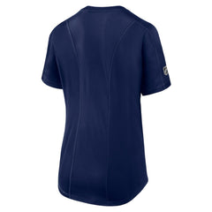 NHL Navy New York Rangers Fanatics Women's Authentic Pro Rink Tech T-Shirt