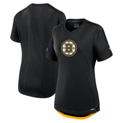 NHL Black Boston Bruins Fanatics Women's Authentic Pro Rink Tech T-Shirt