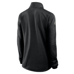 NHL Black Chicago Blackhawks Fanatics Women's Authentic Pro Rink Lightweight Quarter-Zip Pullover Sweatshirt