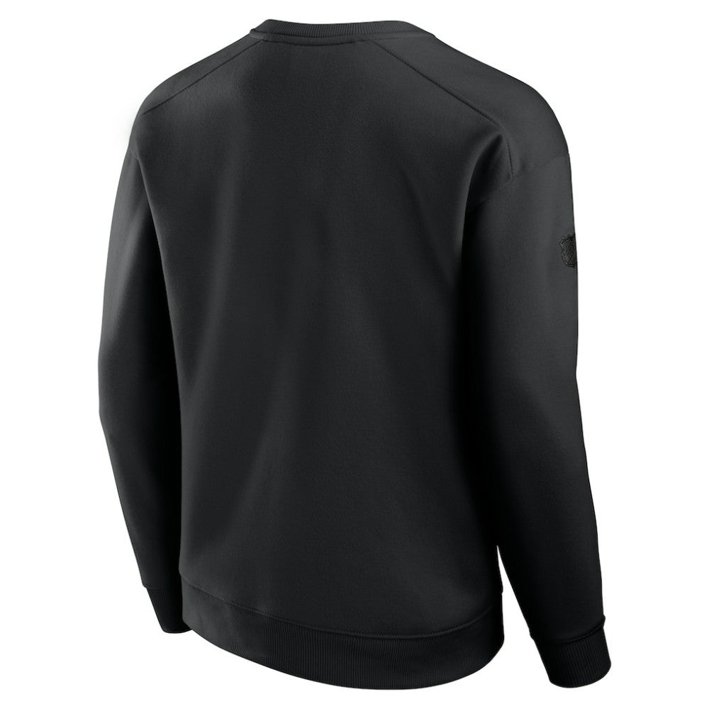 NHL Black Detroit Red Wings Fanatics Authentic Pro Road Fleece Pullover Sweatshirt