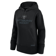 NHL Black Pittsburgh Penguins Fanatics Women's Authentic Pro Road Pullover Hoodie