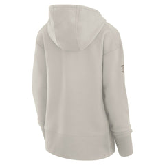 NHL Cream Detroit Red Wings Fanatics Women's Authentic Pro Road Pullover Hoodie