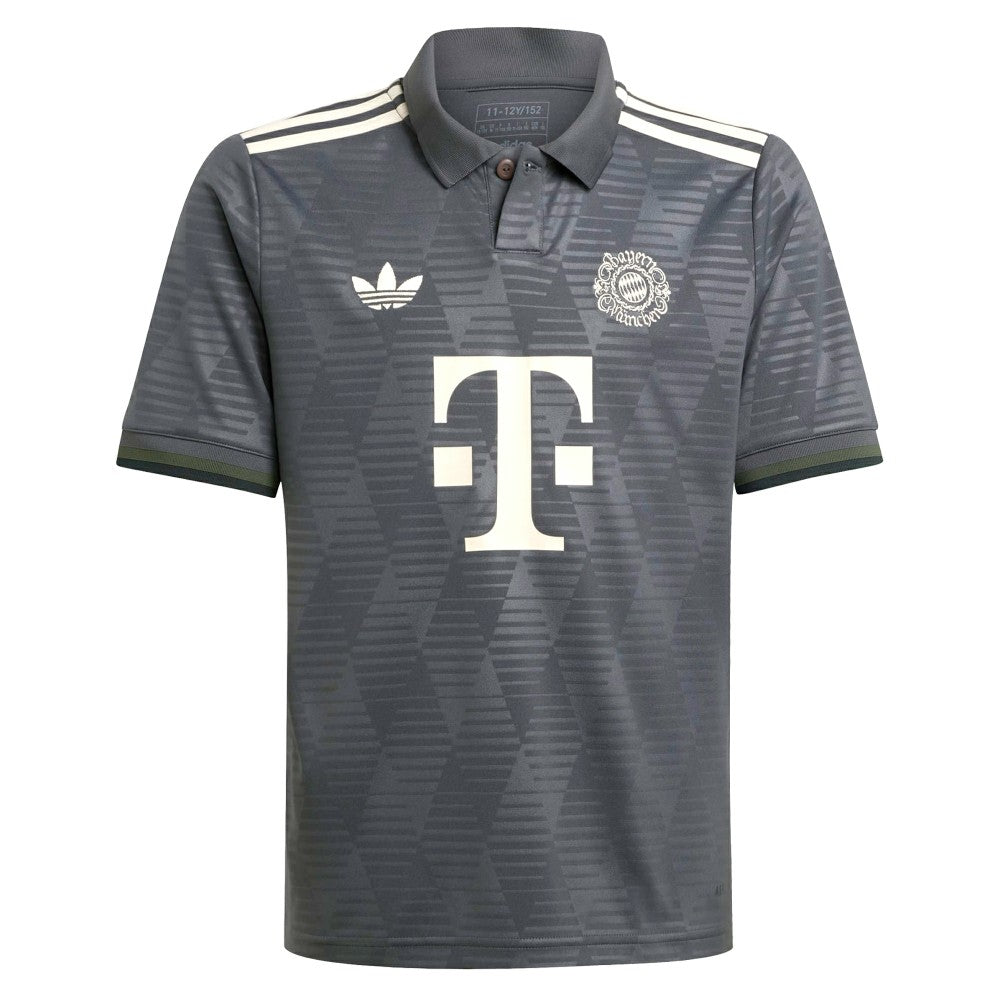 Bayern Munich Youth 2024/25 Wiesn Replica Jersey - Adidas Gray