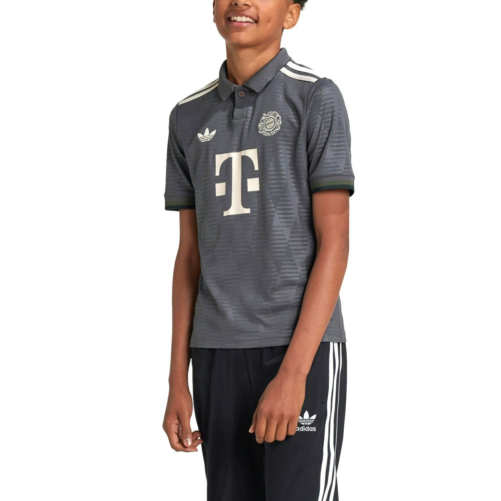 Bayern Munich Youth 2024/25 Wiesn Replica Jersey - Adidas Gray