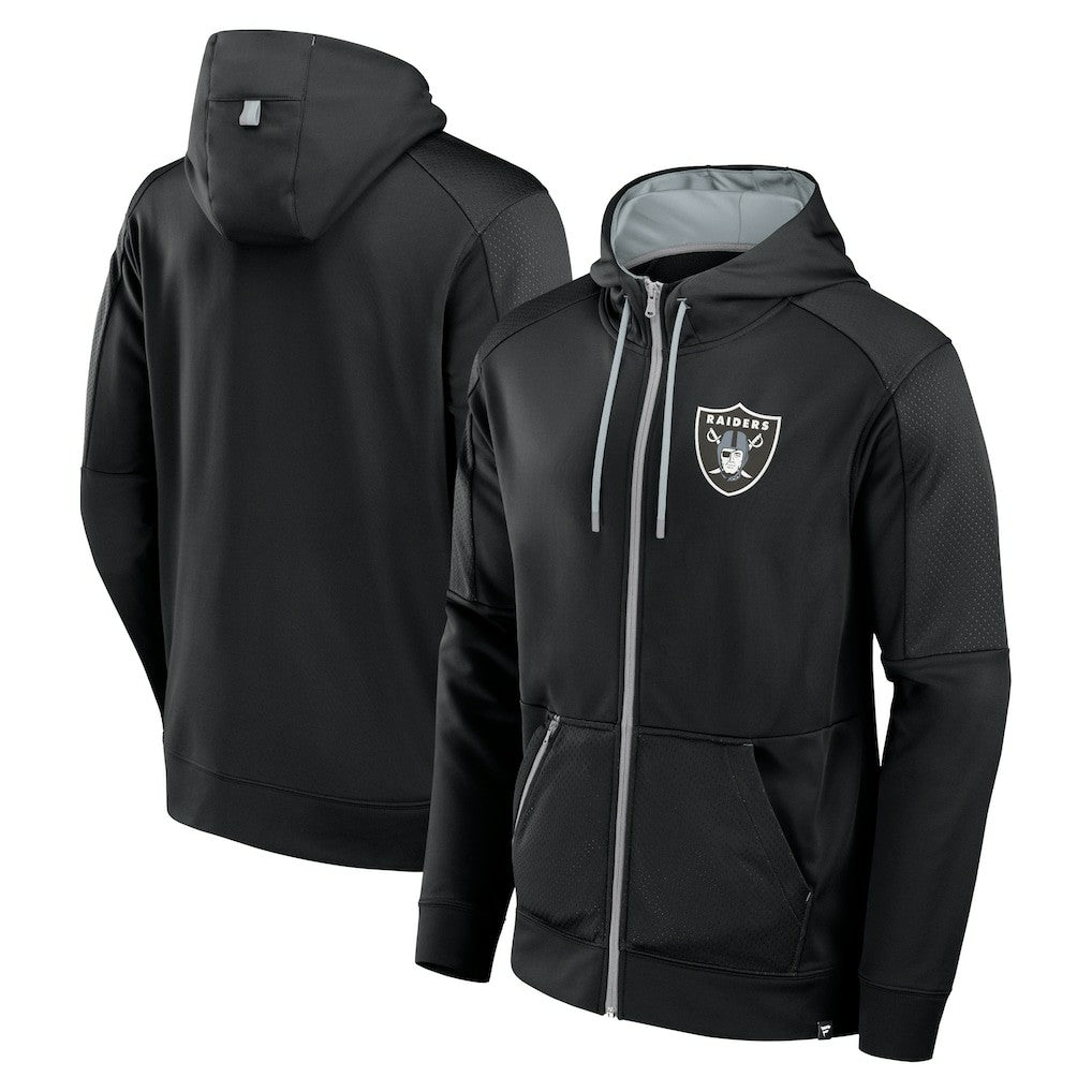 Defender Full-Zip Hoodie - Las Vegas Raiders