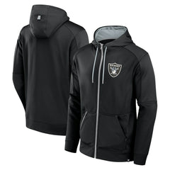 Defender Full-Zip Hoodie - Las Vegas Raiders