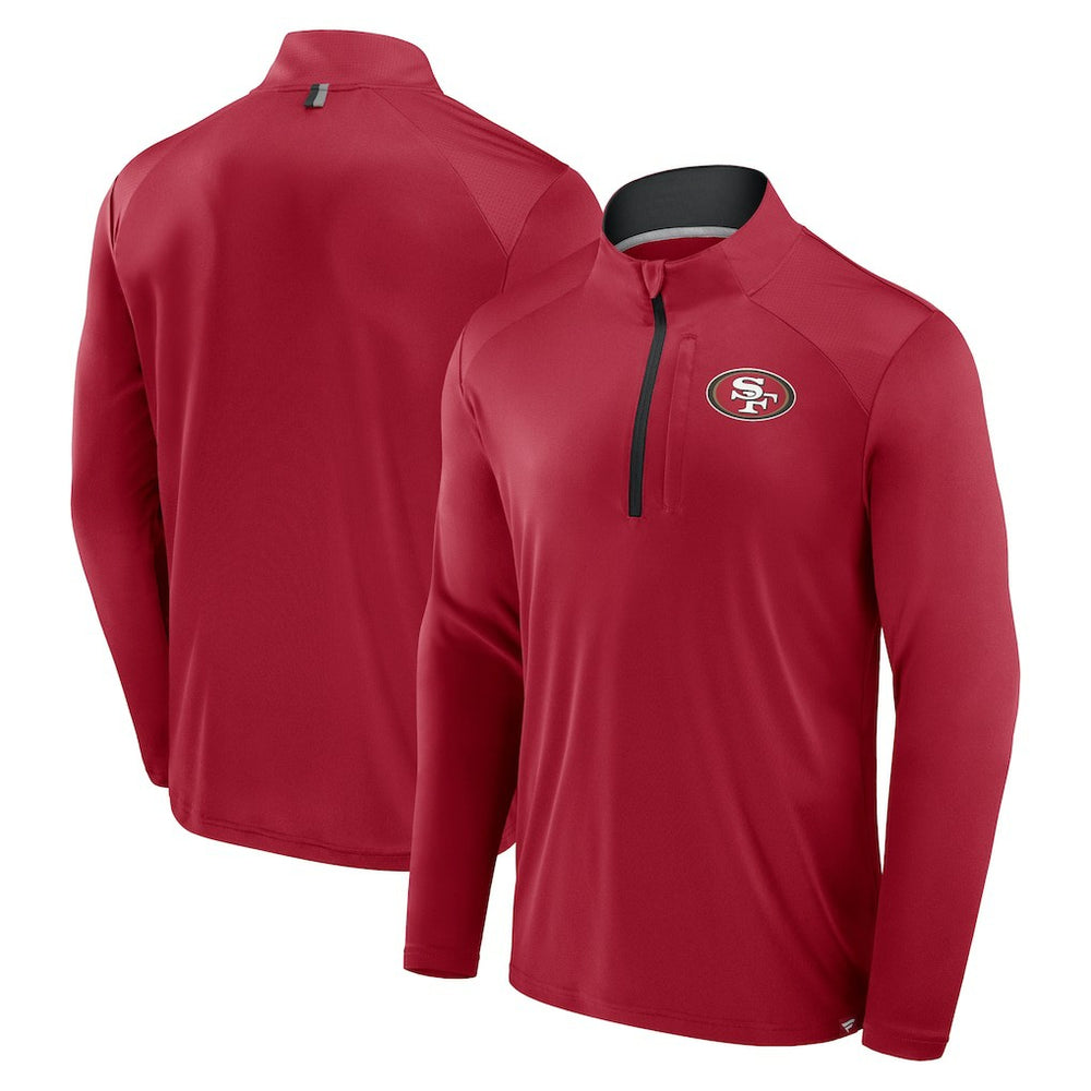 Defender Long Sleeve Quarter-Zip Jacket - San Francisco 49ers